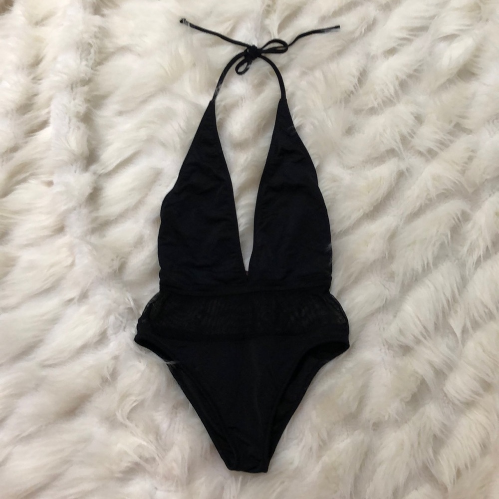 Feather11 one piece bathing suit